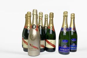 Mumm Cordon Rouge Brut (7 BT), Pommery Royal Brut (2)