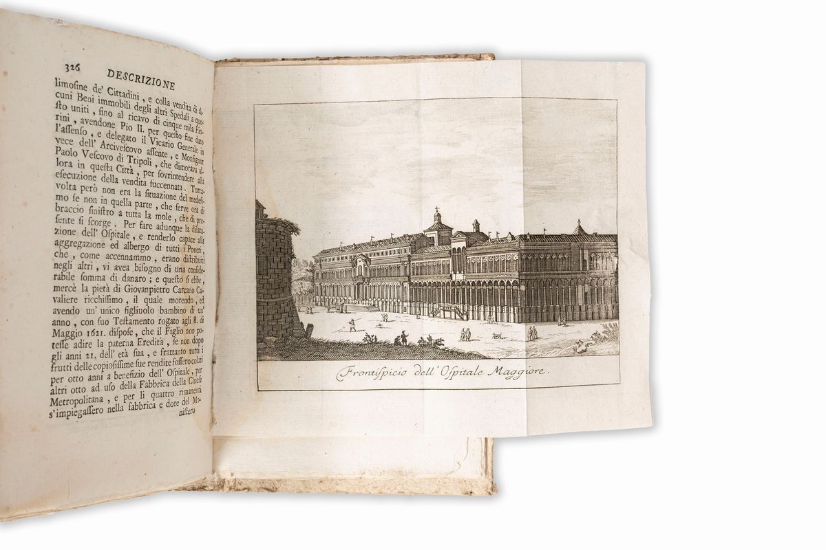 Serviliano Latuada - Descrizione di Milano Ornata con Molti Disegni in Rame delle Fabbriche Più C...