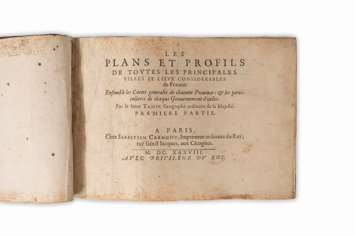 Christophe Nicolas Tassin - Le Plans Et le Profils De Toutes Les Principals Villes Et Lieux Consi...