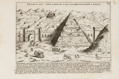 Pyramis Aut Sepulchrum C. Cestii Prope Portam S. Pauli.
