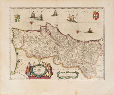 Portugallia Et Algarbia Quae Olim Lusitania.