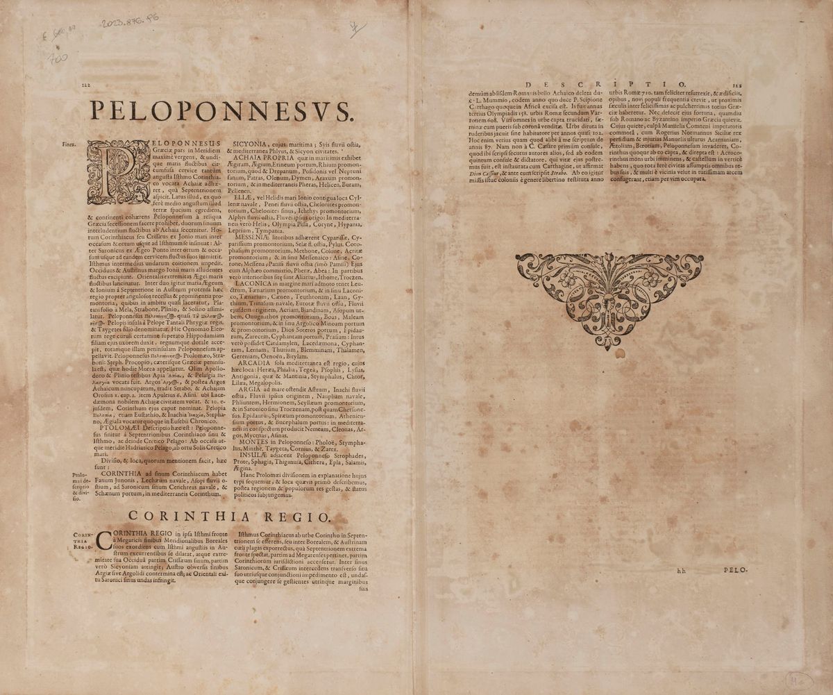 Jan Jansson - Peloponnesus Sive Morea.