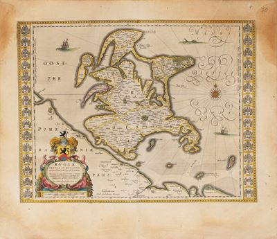 Rugiae Insula Ac Ducatus Accuratissime Descripta Ab E. Lubino.