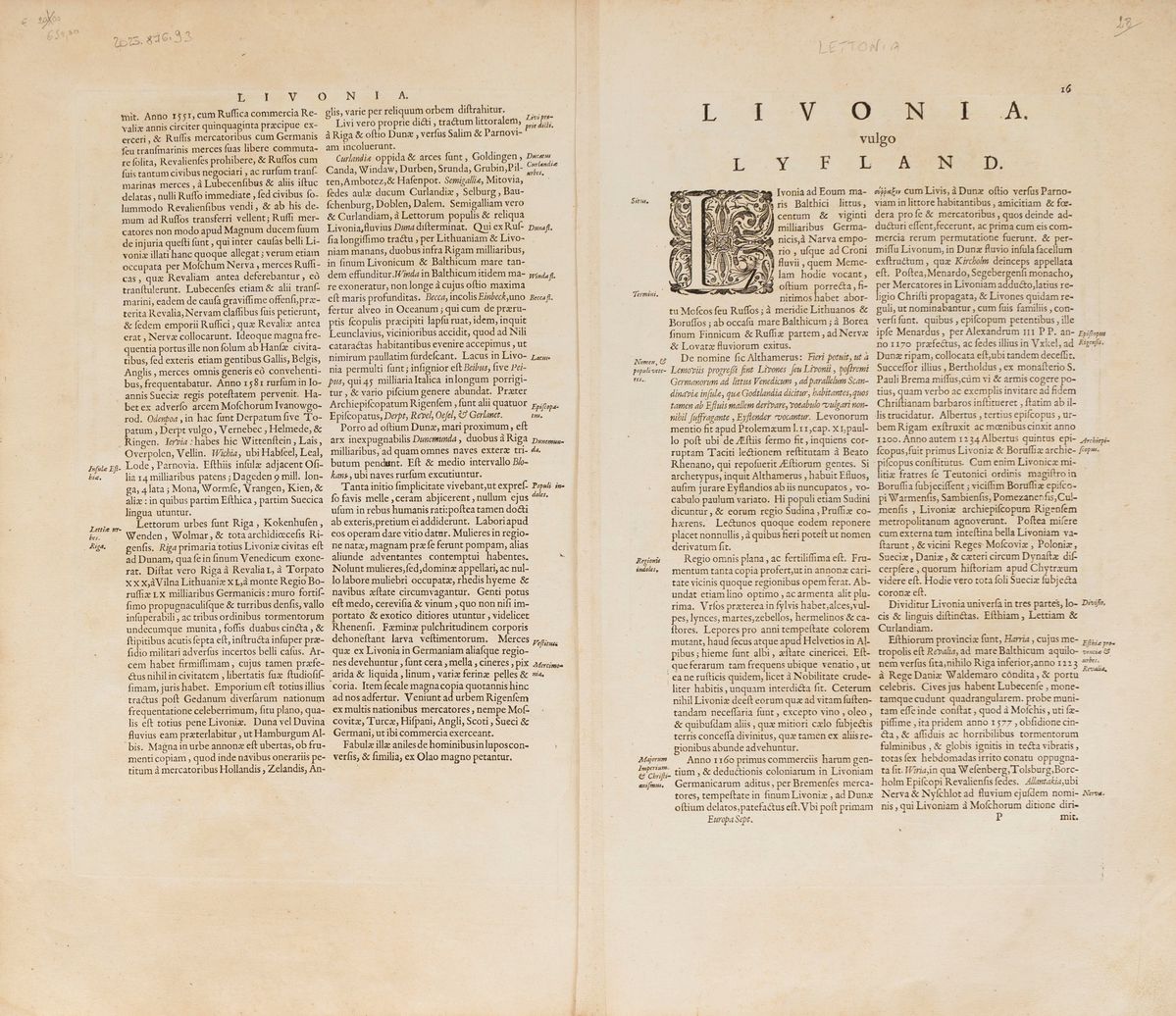 Willem Blaeu - Livonia Vulgo Lyefland.
