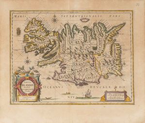 Tabula Islandiae Author Geogio Carolo Flandro
