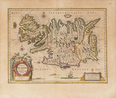 Tabula Islandiae Auctore Geogio Carolo Flandro