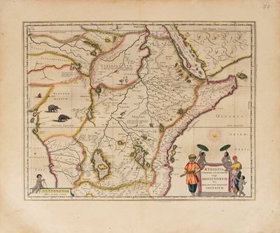 Aethiopia Superior Vel Interior Vulgo Abissinorum Sive Presbiteri Ioannis.