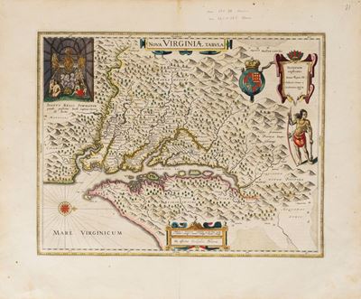 Nova Virginiae Tabula.