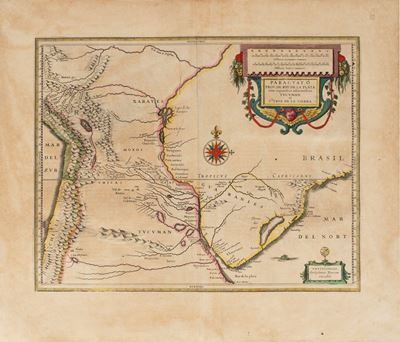 Paraguay Ó Prov. De Rio De la Plata Cum Regionibus Adiacentibus Tucuman Et Sta. Cruz De la Sierra...