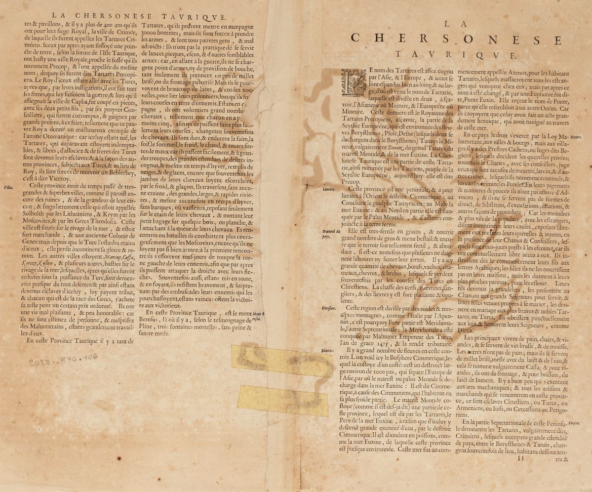 Gerardo Mercatore - Taurica Chersonesus. Nostra Aetate Przecopsca Et Gazara Dicitur.