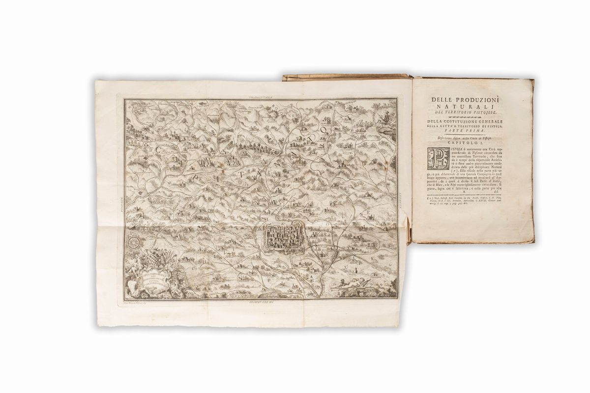Antonio Matani - Delle Produzioni Naturali del Territorio Pistojese Relazione Istorica e Filosofi...