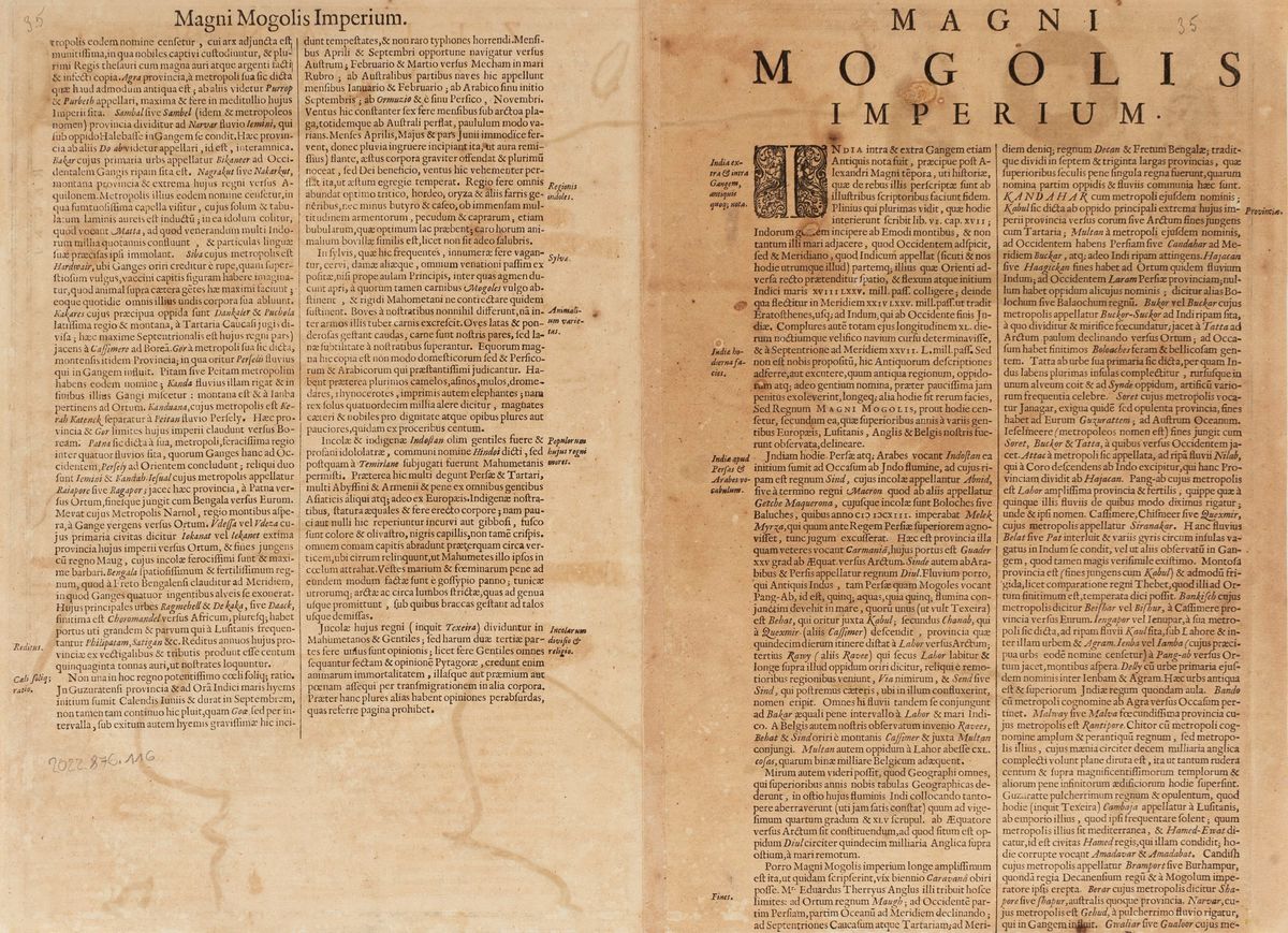 Henricus Hondius - Magni Mogolis Imperium.