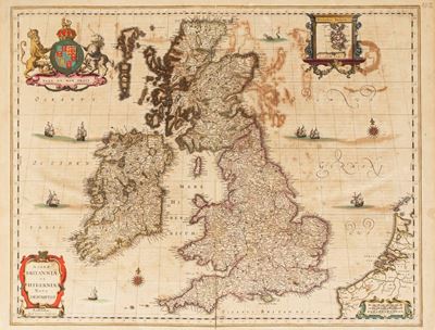 Magnae Britanniae Et Hiberniae Nova Descriptio.