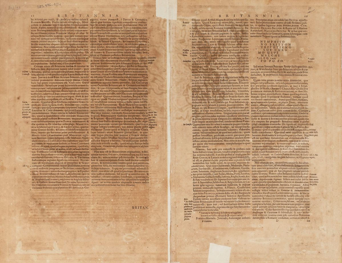 Johannes Janssonius - Magnae Britanniae Et Hiberniae Nova Descriptio.