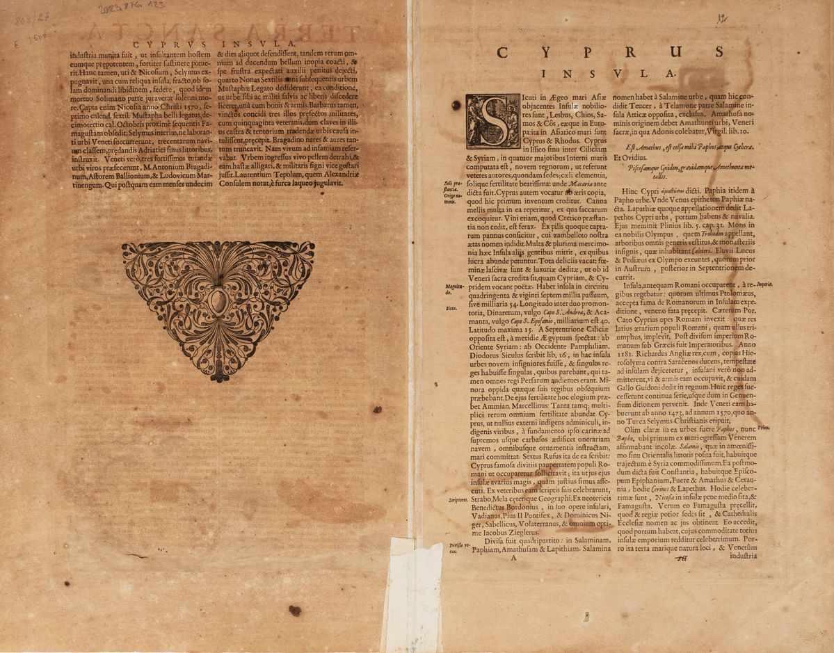 Johannes Janssonius - Cyprus Insula.