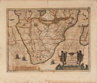 Aethiopia Inferior Vel Exterior. Partes Magis Septentrionales Quae Hic Desiderantur, Vide in Tabu...