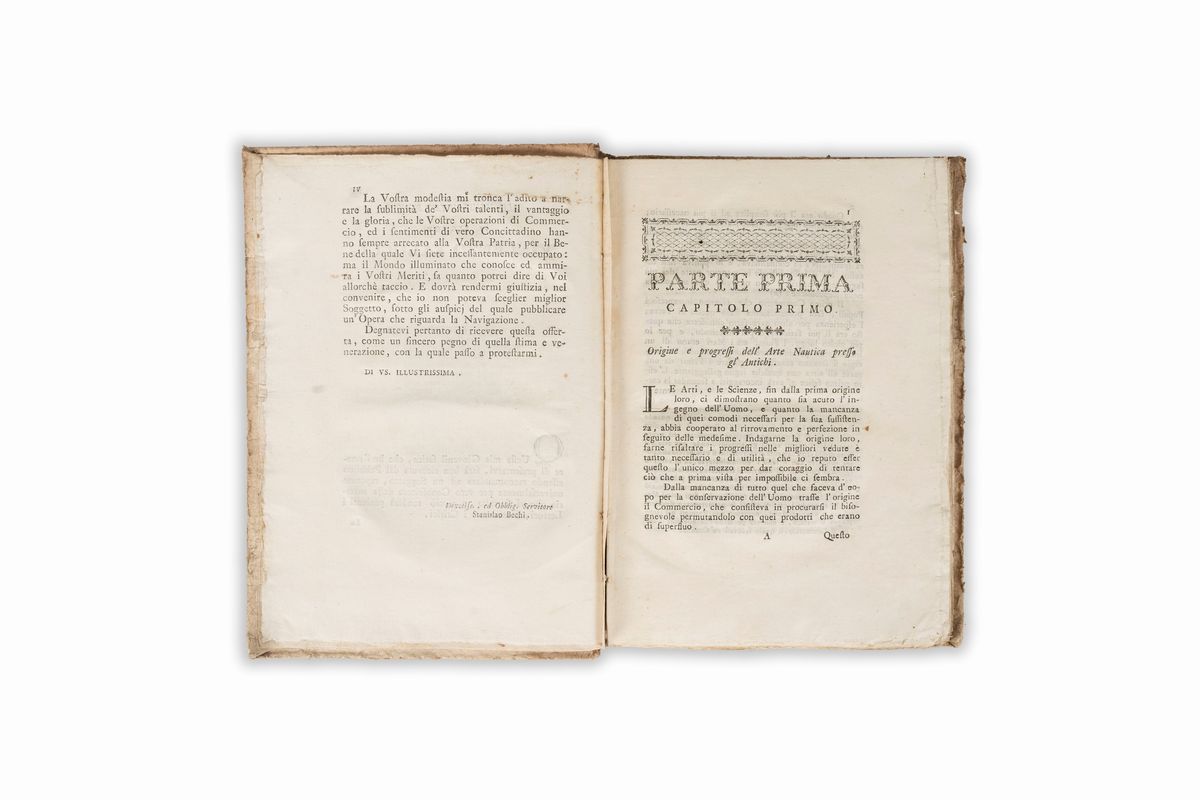 Stanislao Bechi - Istoria Dell'origine, e Progressi della Nautica Antica