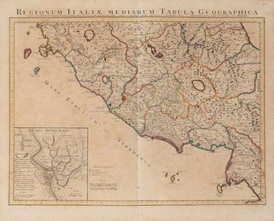 Regionum Italiae Mediarum Tabula Geographica.
