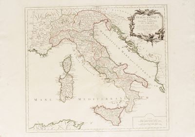 Italia Antiqua Cum Insulis Sicilia, Sardinia Et Corsicae.