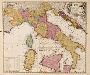 Italy iam all princes in its parts accurateus distincta.