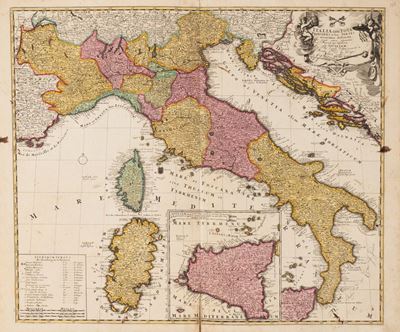 Italia Iam Tota Principes in Suas Partes Accuratius Distincta.
