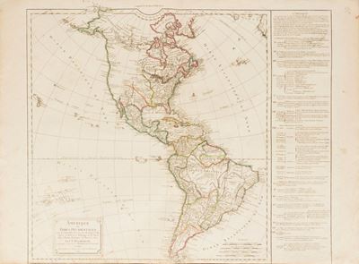 Amérique Ou Indes Occidentales Avec Les Nouvelles Decouvertes Du Capitan Cook…