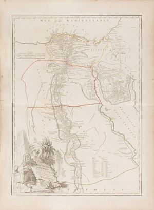 Maps of ancient and modern Egypt.