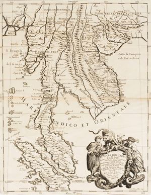 Penisola dell'India di là dal Gange. Divisa ne’ Regni che in essa si contengono et accresciuta di varie Notizie.