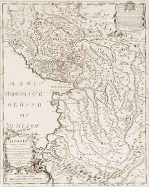 Albania propria overo superiore detta anche Macedonia occidentale descritta con disegni fatti sul luogo.