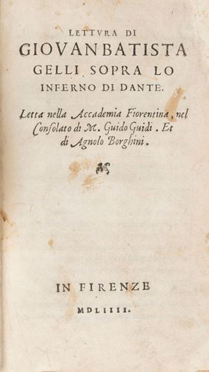 Lettura...sopra lo Inferno di Dante