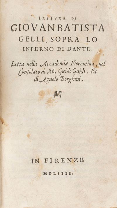 Lettura...sopra lo Inferno di Dante
