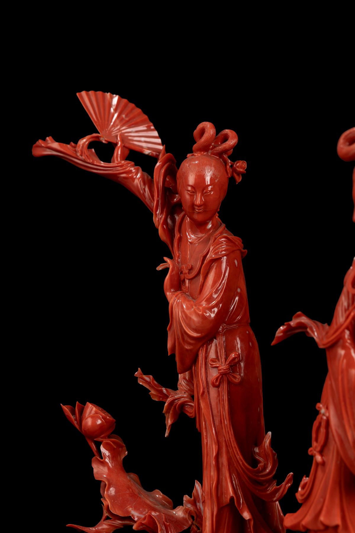 ☼scultura in Corallo Rosso Momo o Cerasuolo