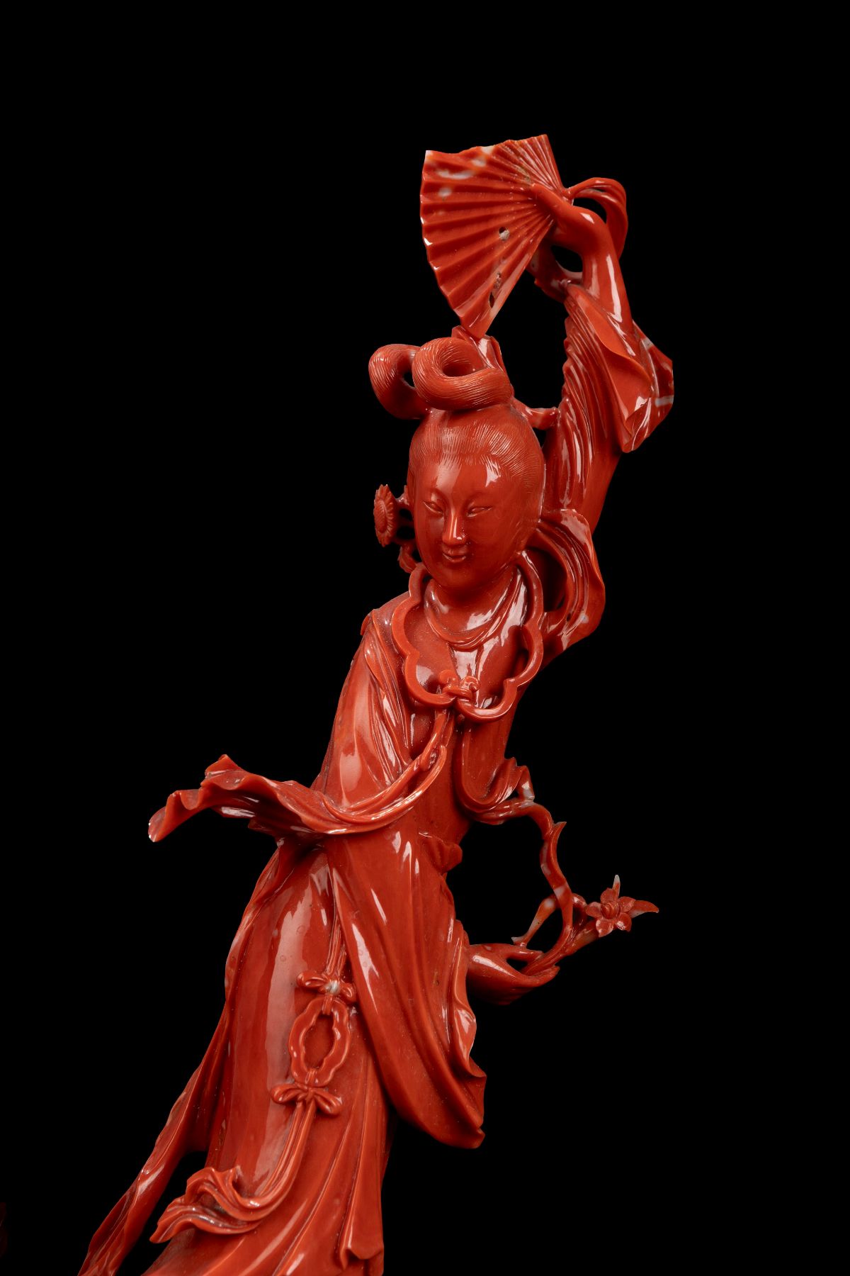 ☼scultura in Corallo Rosso Momo o Cerasuolo