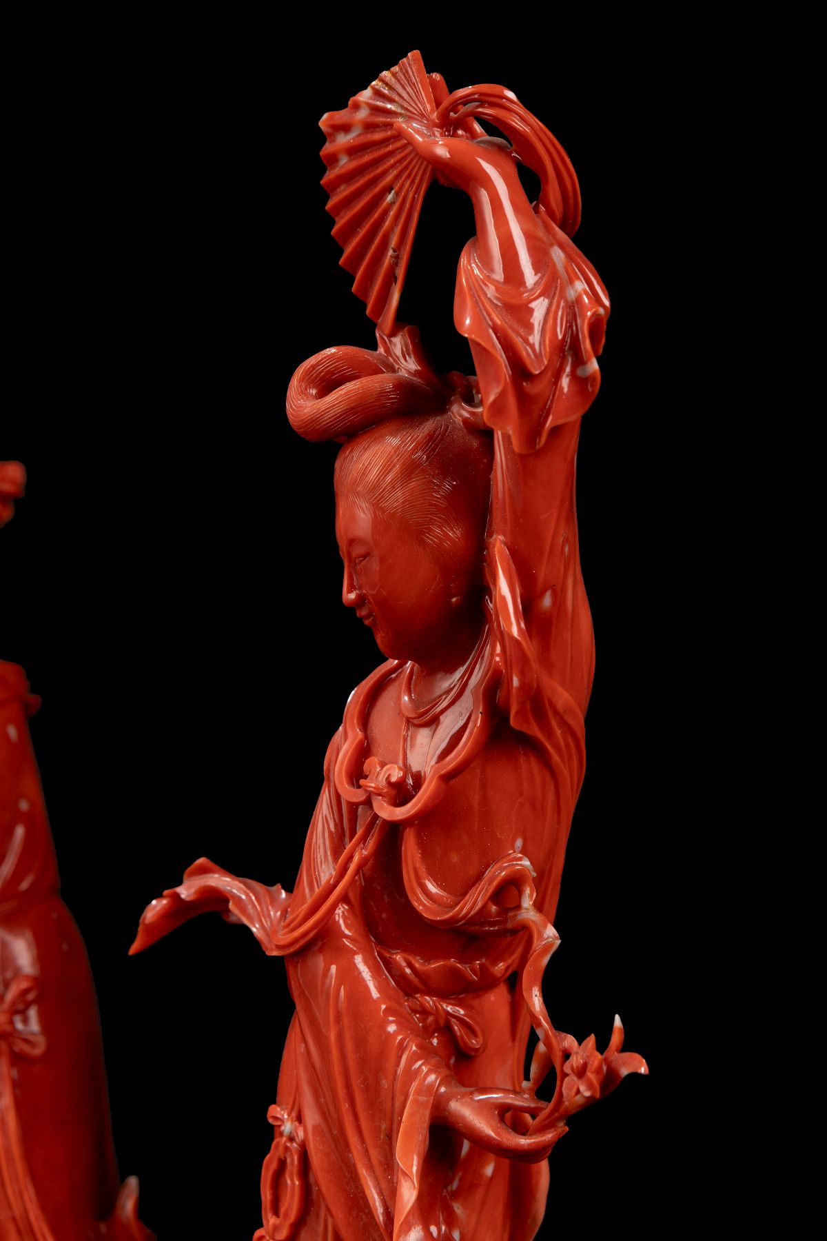 ☼scultura in Corallo Rosso Momo o Cerasuolo