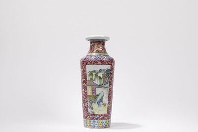 Vaso in porcellana, Famiglia Rosa, Cina, Repubblica di Cina (1912-1949)