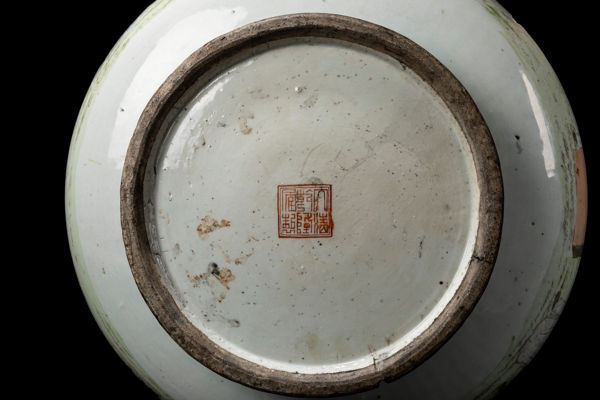 Grande vaso in porcellana di forma Hu, Cina, Repubblica di Cina (1912-1949)