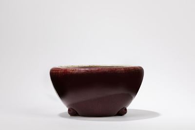 Vaso in porcellana flambè, Cina, fine XVIII / inizio XIX secolo