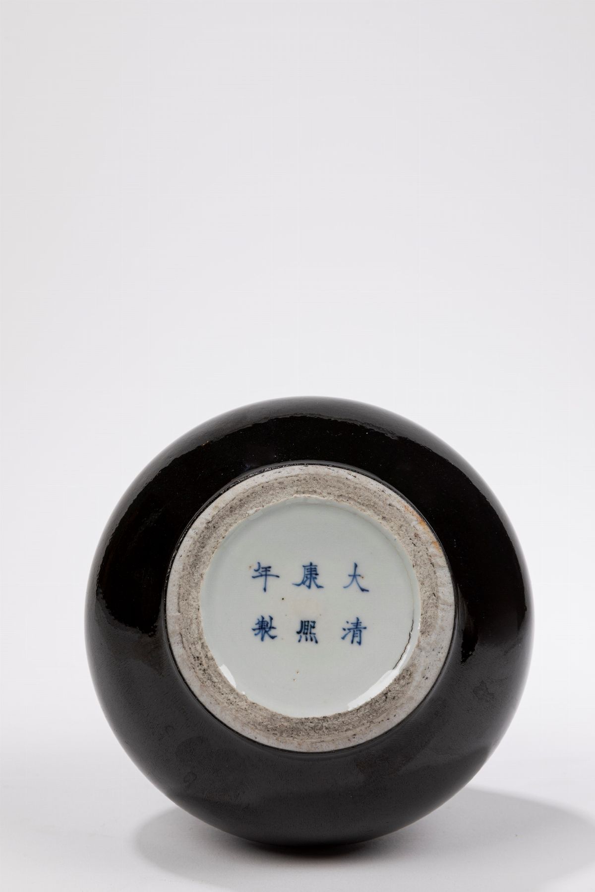 Vaso in porcellana monocroma, Cina, dinastia Qing, fine XIX secolo