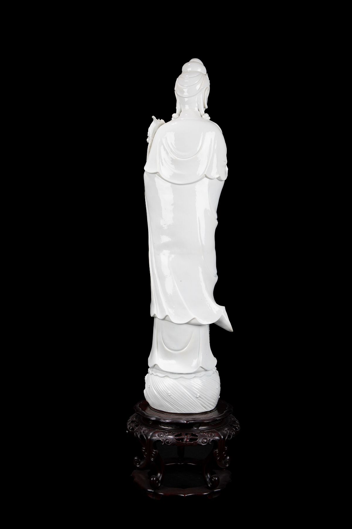 Grande Guanyin, Porcellana Blanc de Chine, Cina, XX secolo