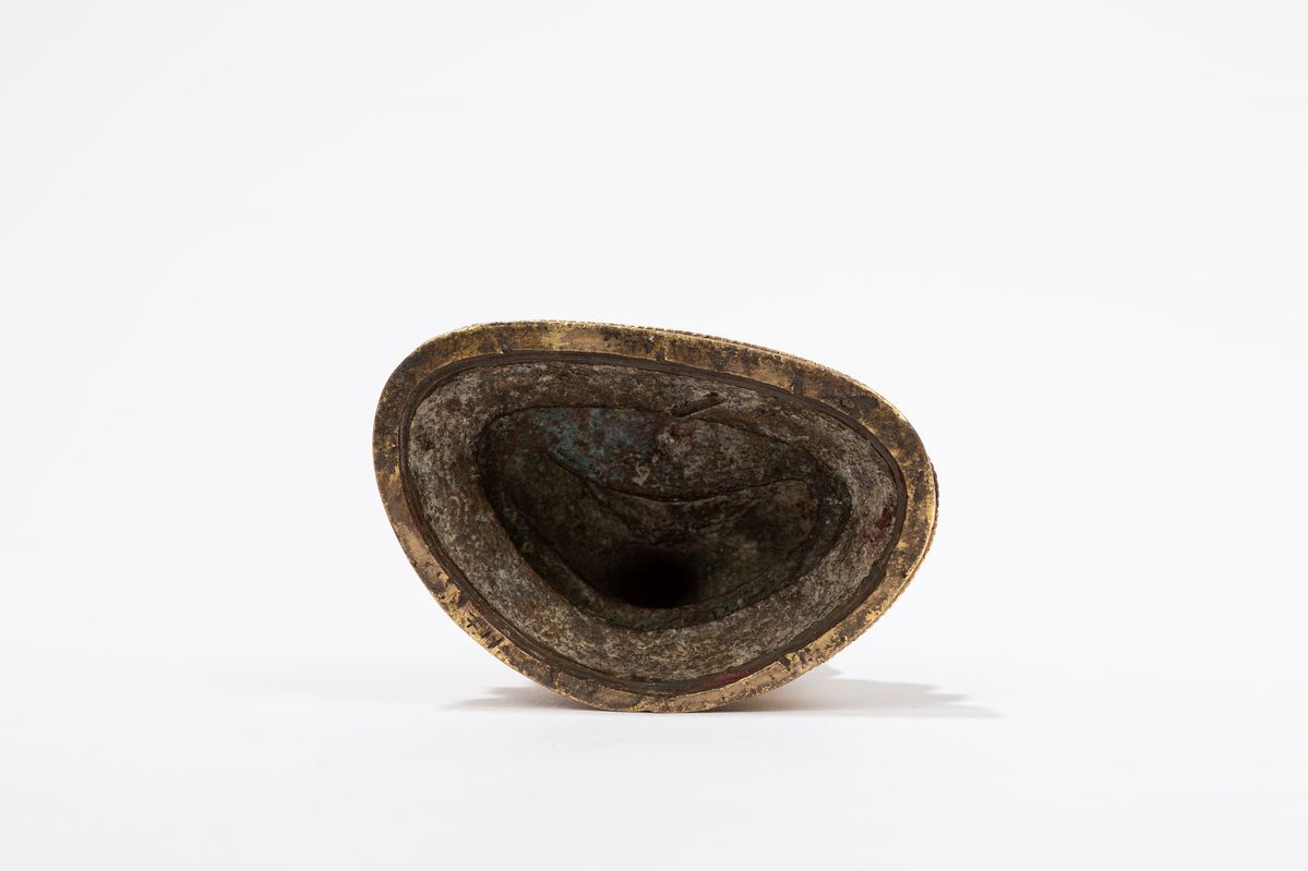 Buddha Shakyamuni, scultura in bronzo dorato, Tibet, XVIII secolo