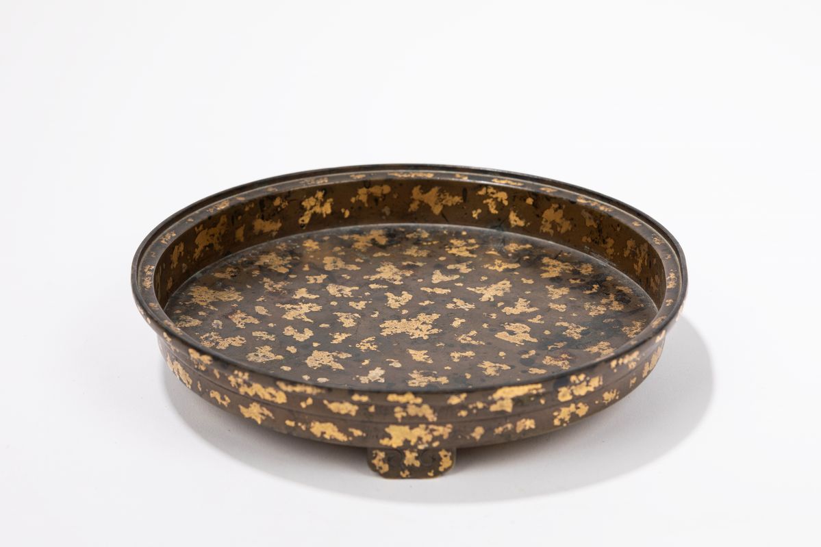Brucia incenso in bronzo con decorazioni in oro, Cina, XVII / XVIII secolo
