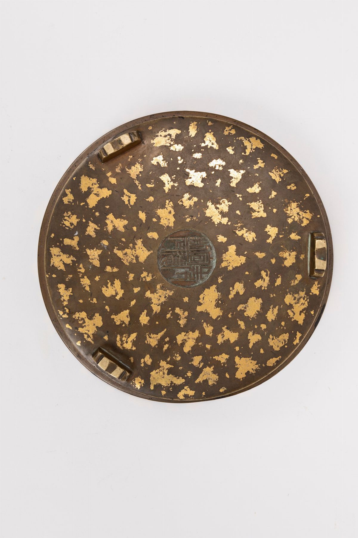 Brucia incenso in bronzo con decorazioni in oro, Cina, XVII / XVIII secolo