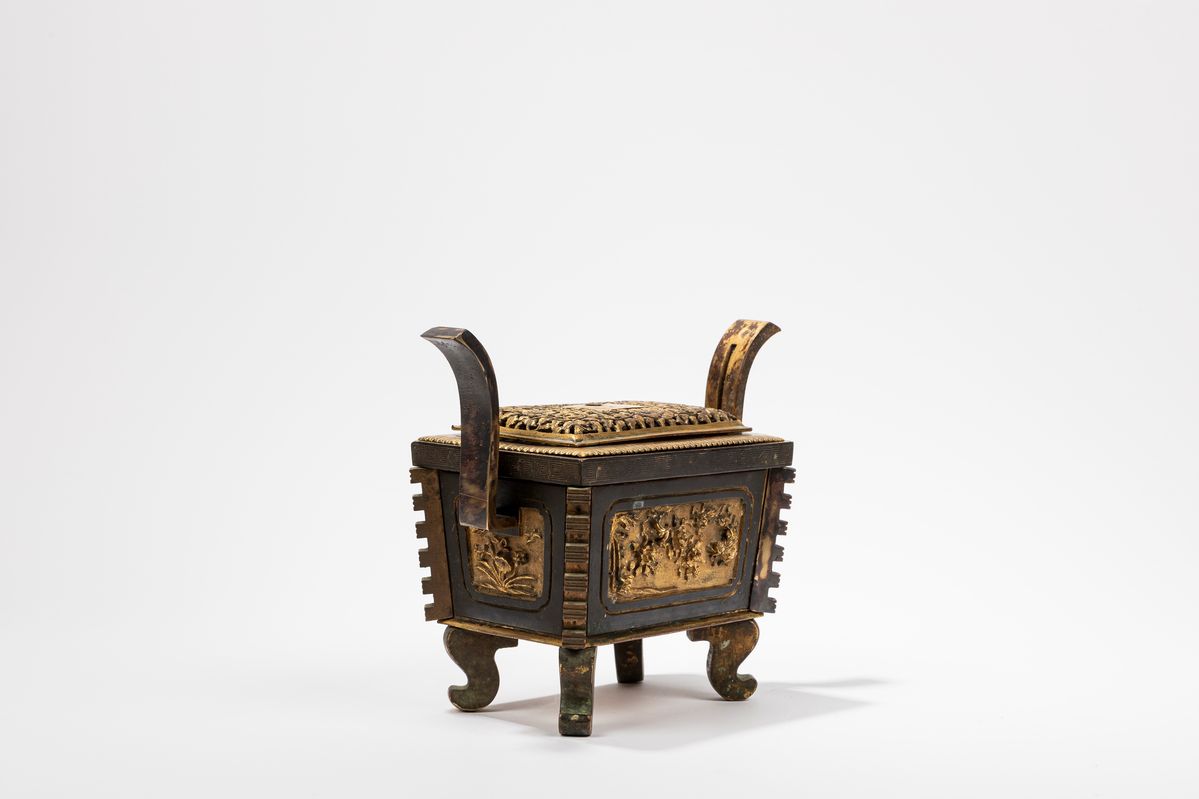 Incensiere in bronzo, Cina, dinastia Qing, XVIII secolo