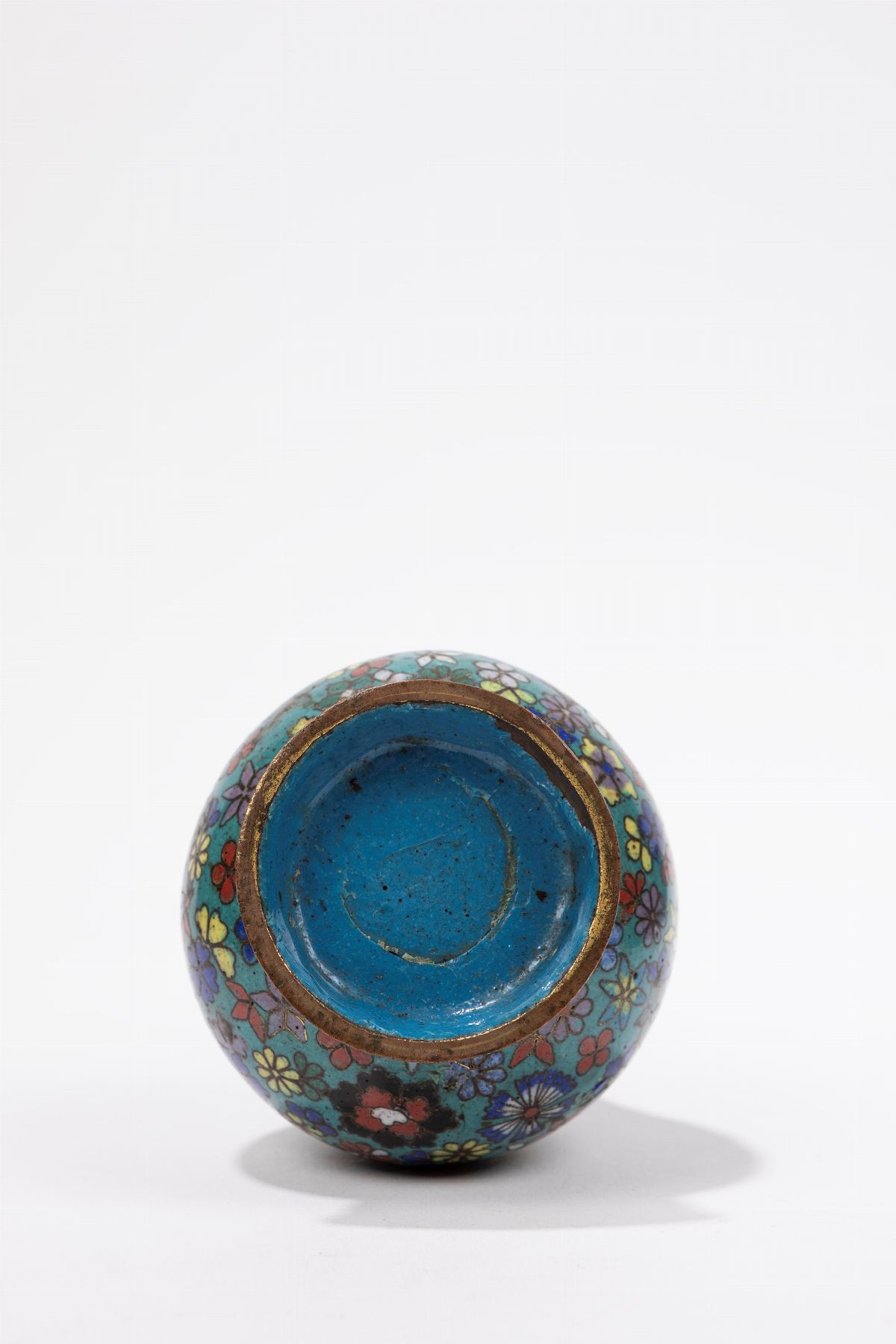 Vaso in cloisonné, Cina, dinastia Qing, XVIII / XIX secolo