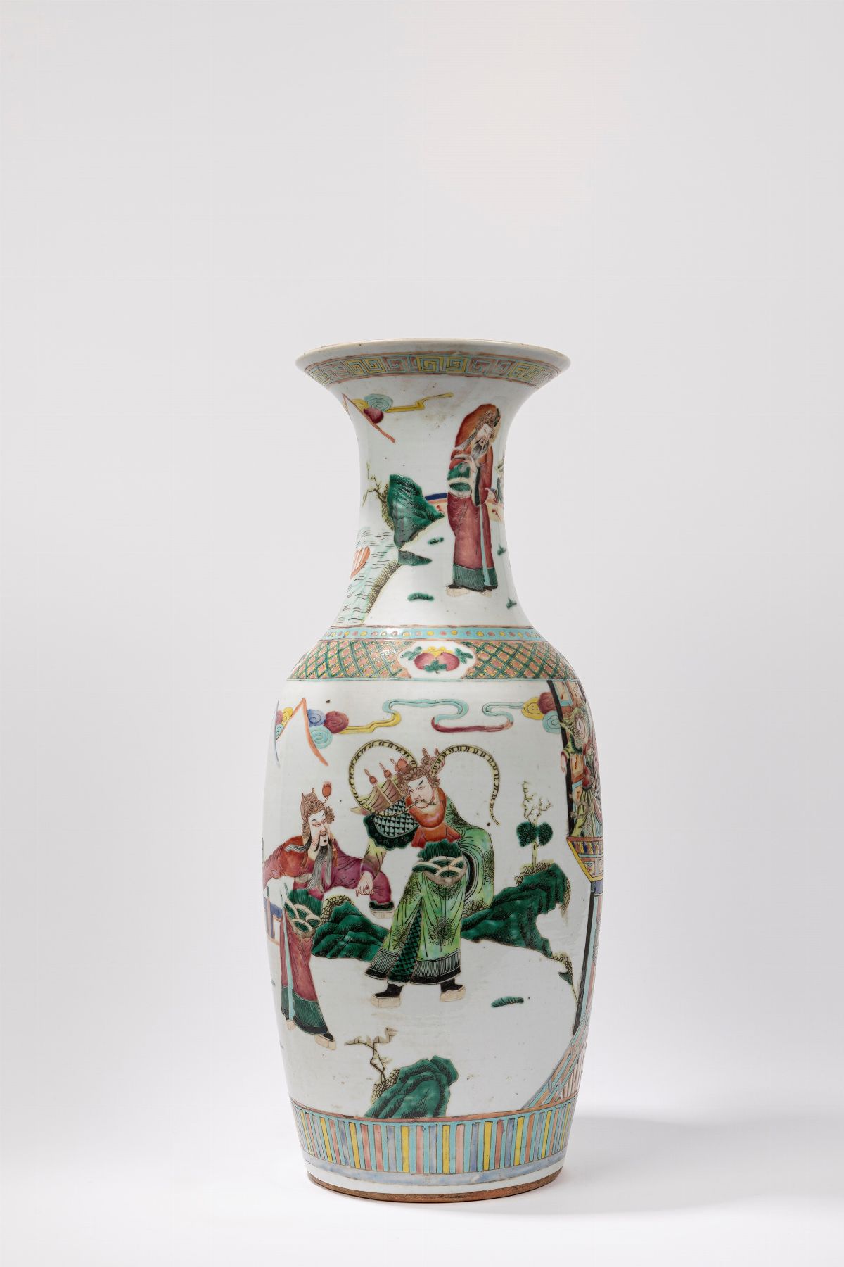 Grande vaso in porcellana, Famiglia Rosa, Cina, Dinastia Qing, fine XIX secolo