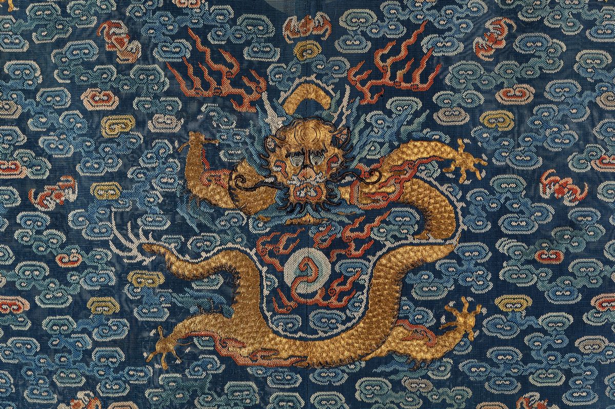 Cina, Dinastia Qing, Vestito Imperiale Estivo in Seta, XIX secolo