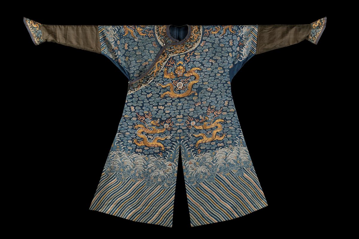 Cina, Dinastia Qing, Vestito Imperiale Estivo in Seta, XIX secolo