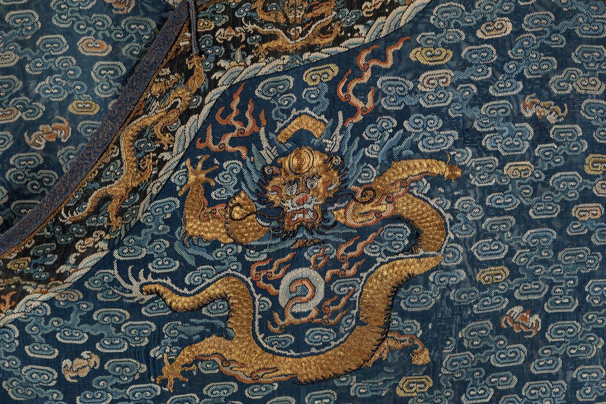 Cina, Dinastia Qing, Vestito Imperiale Estivo in Seta, XIX secolo
