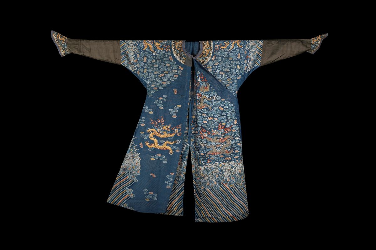 Cina, Dinastia Qing, Vestito Imperiale Estivo in Seta, XIX secolo