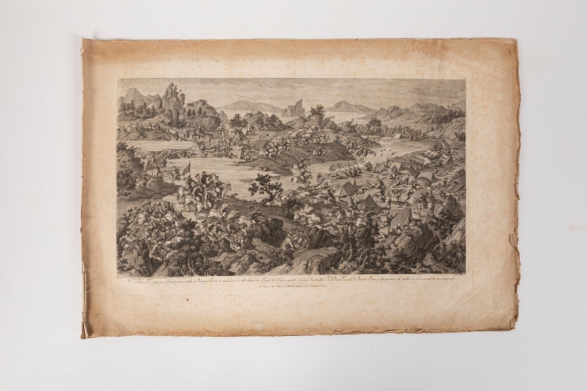 Isidore Stanislas Helman, Raccolta di diciassette incisioni dalla serie 'Batailles de la Chine'